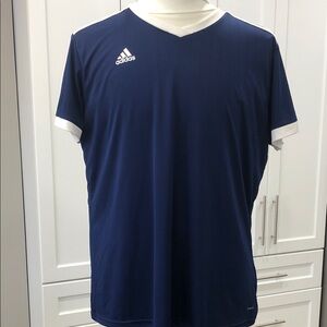 Adidas Tabela 18 Soccer Jersey | Men’s XL | Navy Climalite V-Neck